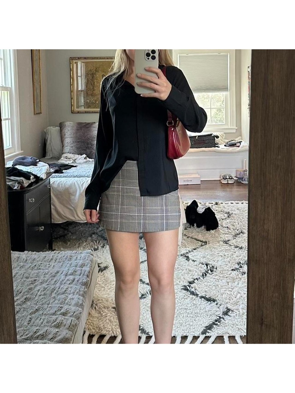 black express button up business casual work blouse